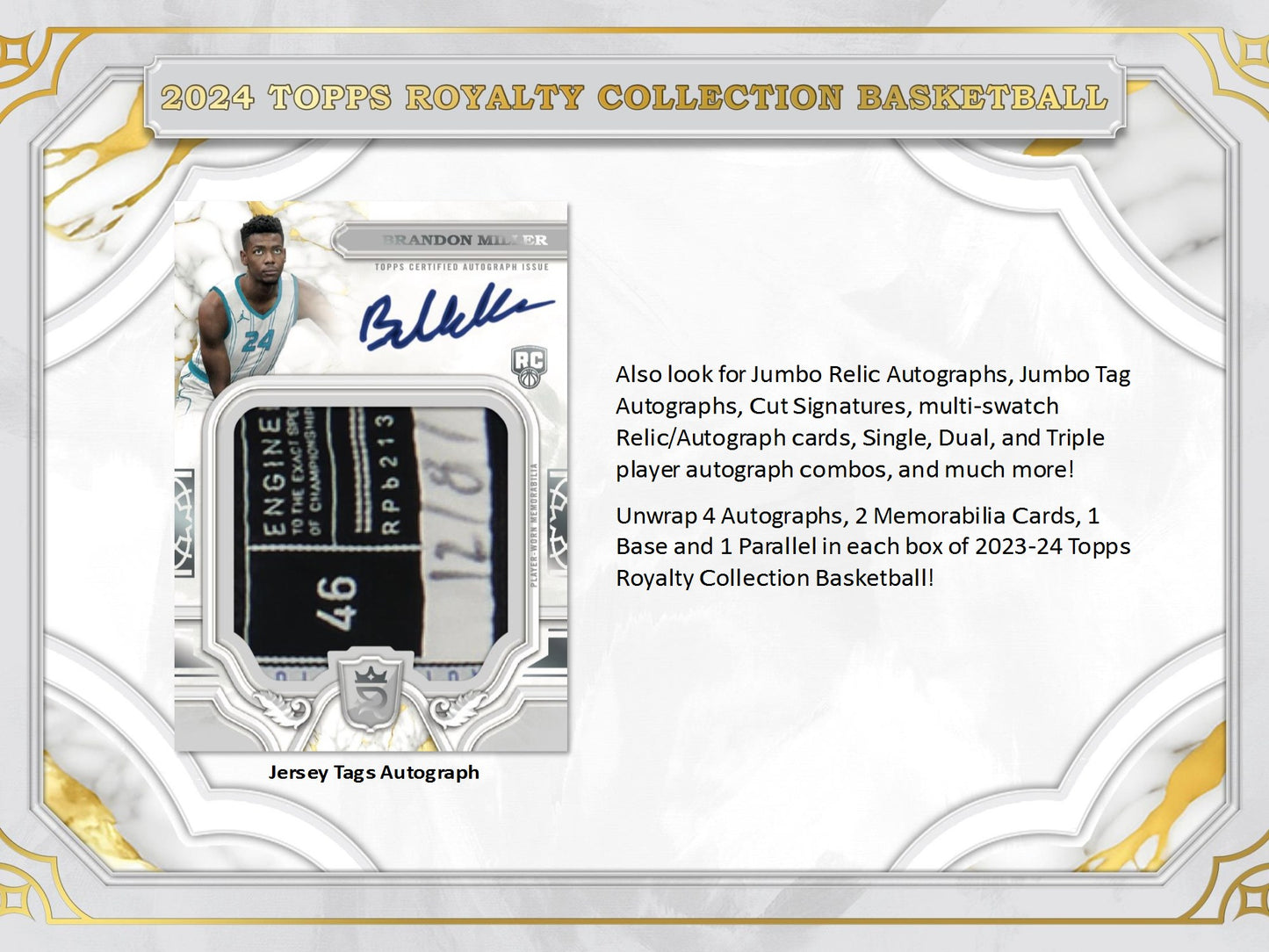 2023-24 Topps Royalty Basketball Hobby Box