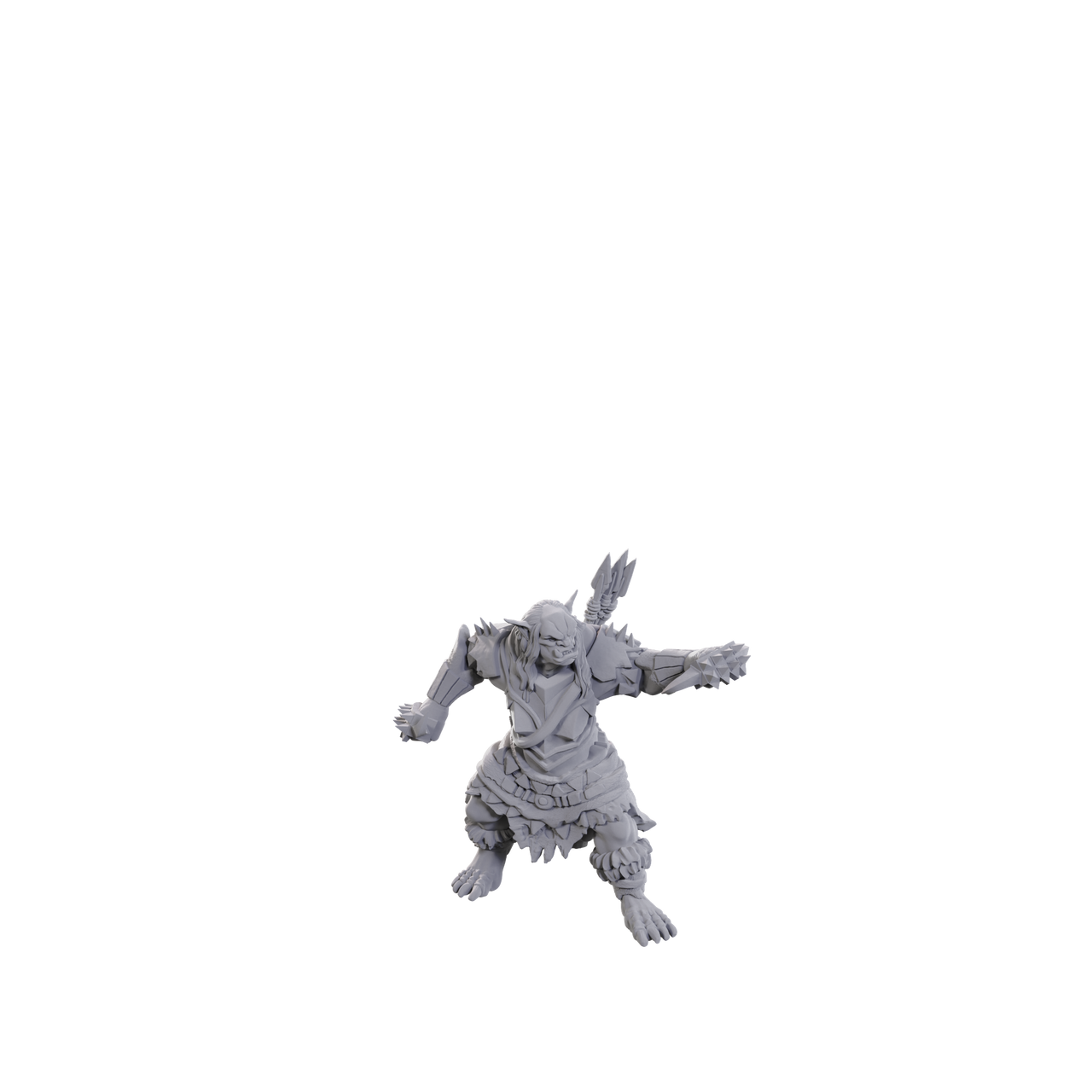 Pathfinder Battles Miniatures - Unpainted: Orc Brute
