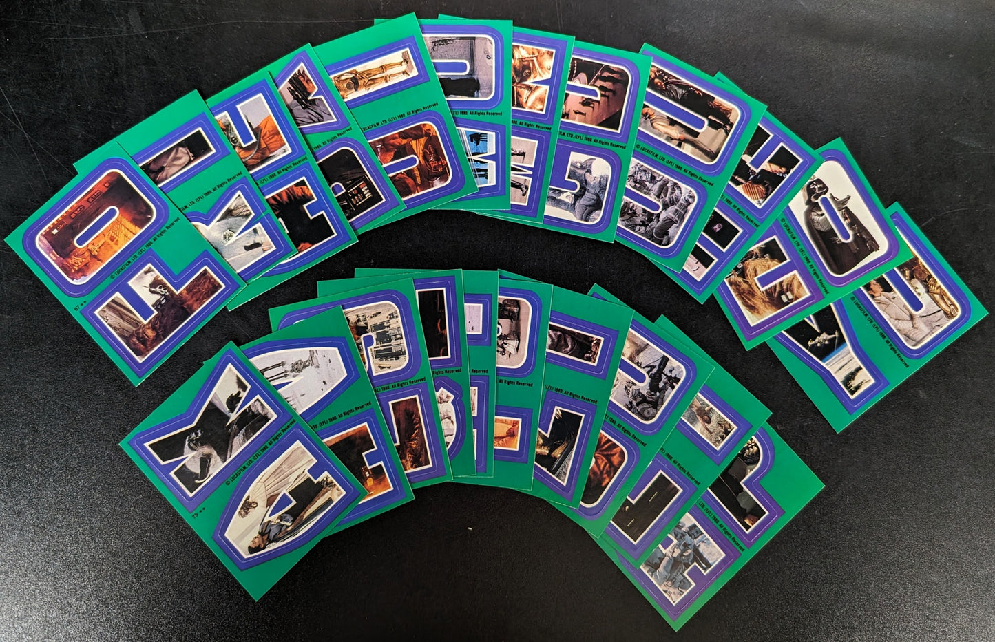 1980 Topps Star Wars The Empire Strikes Back Series 3 Card & Sticker Set