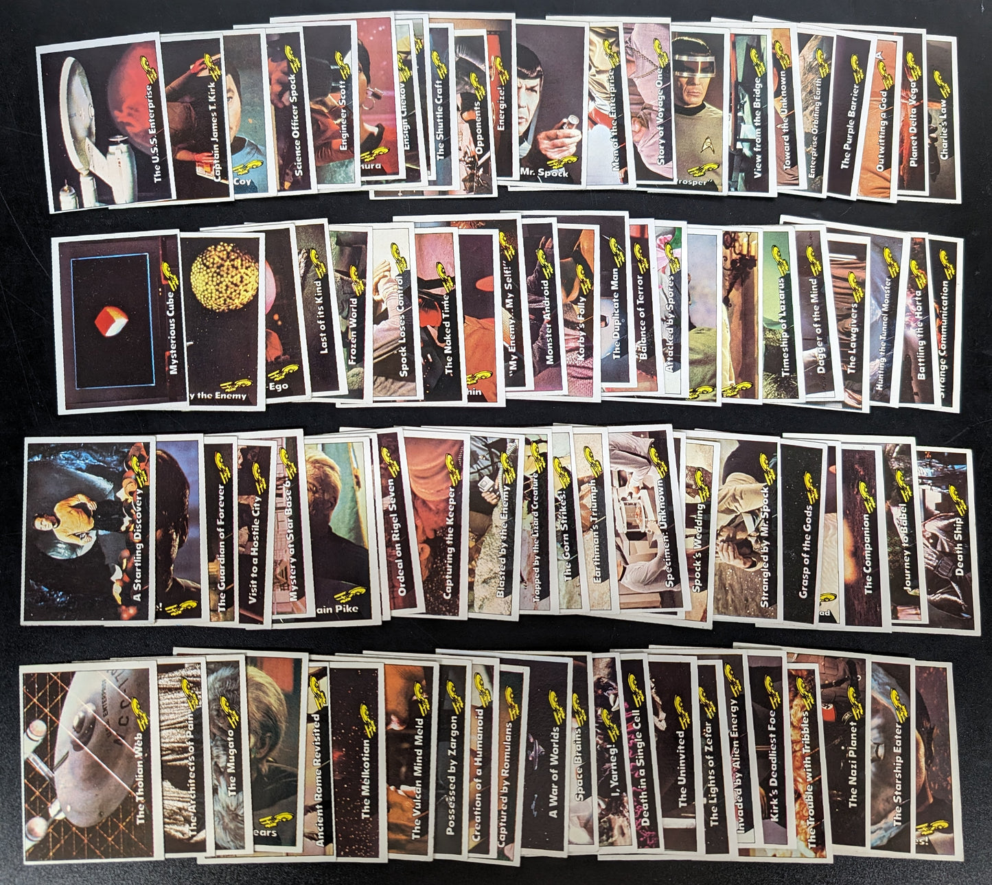 1976 Topps Star Trek Original Series Complete 88 Card Set