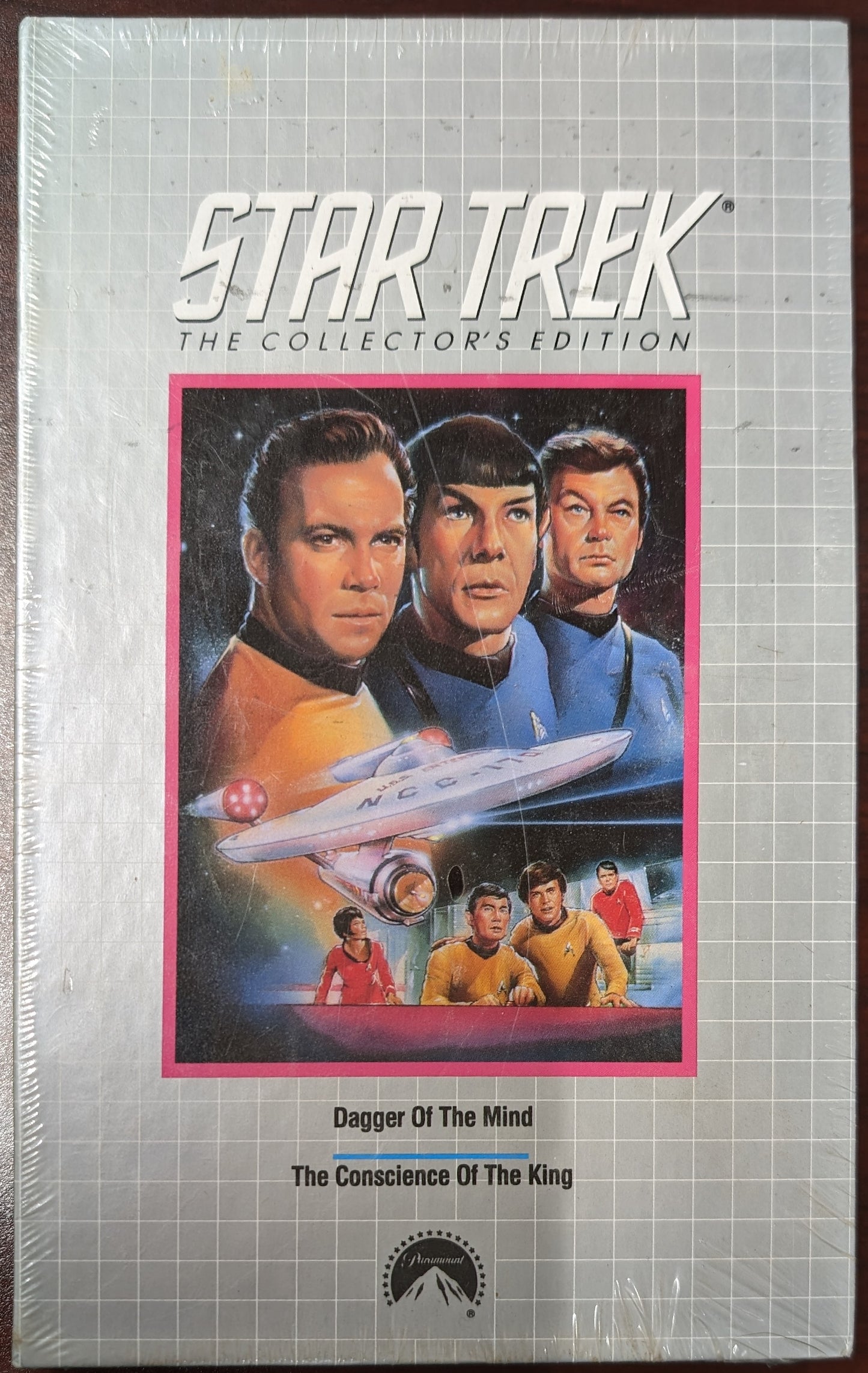 1991 Columbia House Star Trek VHS Dagger of the Mind / Conscience of the King