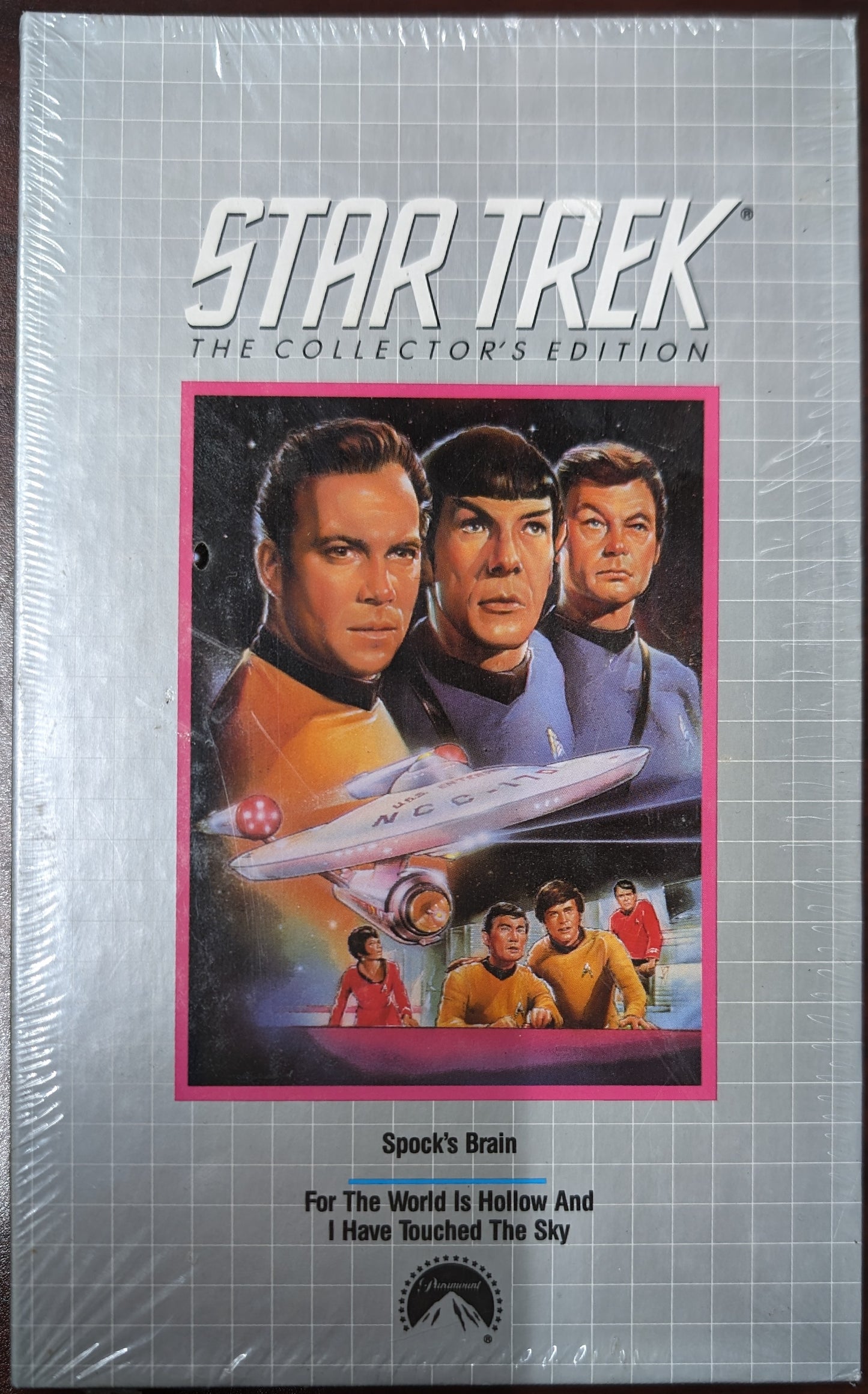 1991 Columbia House Star Trek VHS Spock's Brain / For the World is Hollow ...