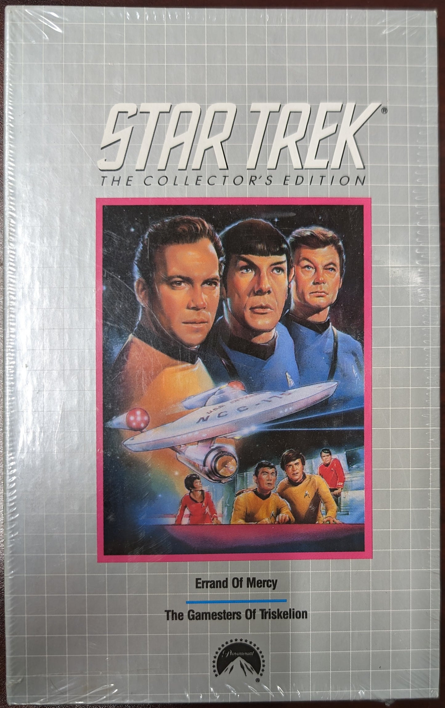 1991 Columbia House Star Trek VHS Errand of Mercy / Gamesters of Triskelion