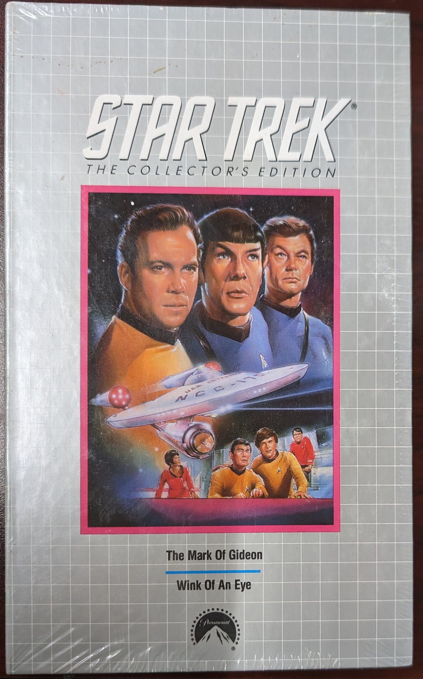 1991 Columbia House Star Trek VHS The Mark of Gideon / Wink of an Eye