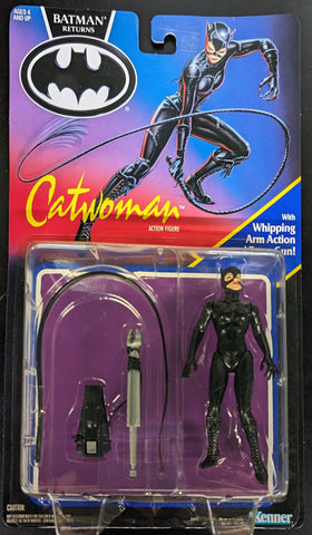 1991 Kenner Batman Returns: Catwoman Action Figure w/ Whipping Arm Action and Taser Gun!