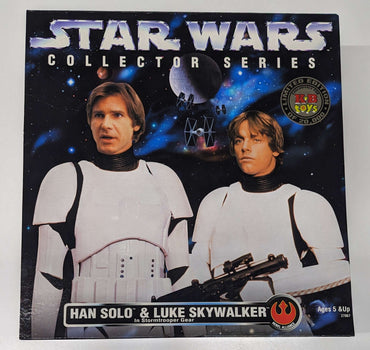 1997 Hasbro Star Wars Collector Series Han Solo & Luke Skywalker