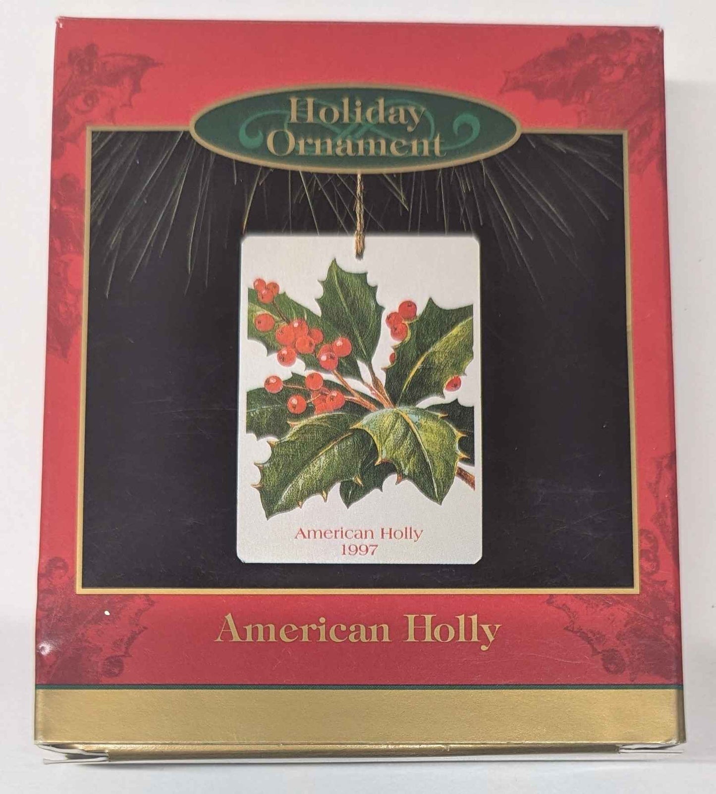 1997 Hallmark Keepsake Ornament: American Holly (Used)