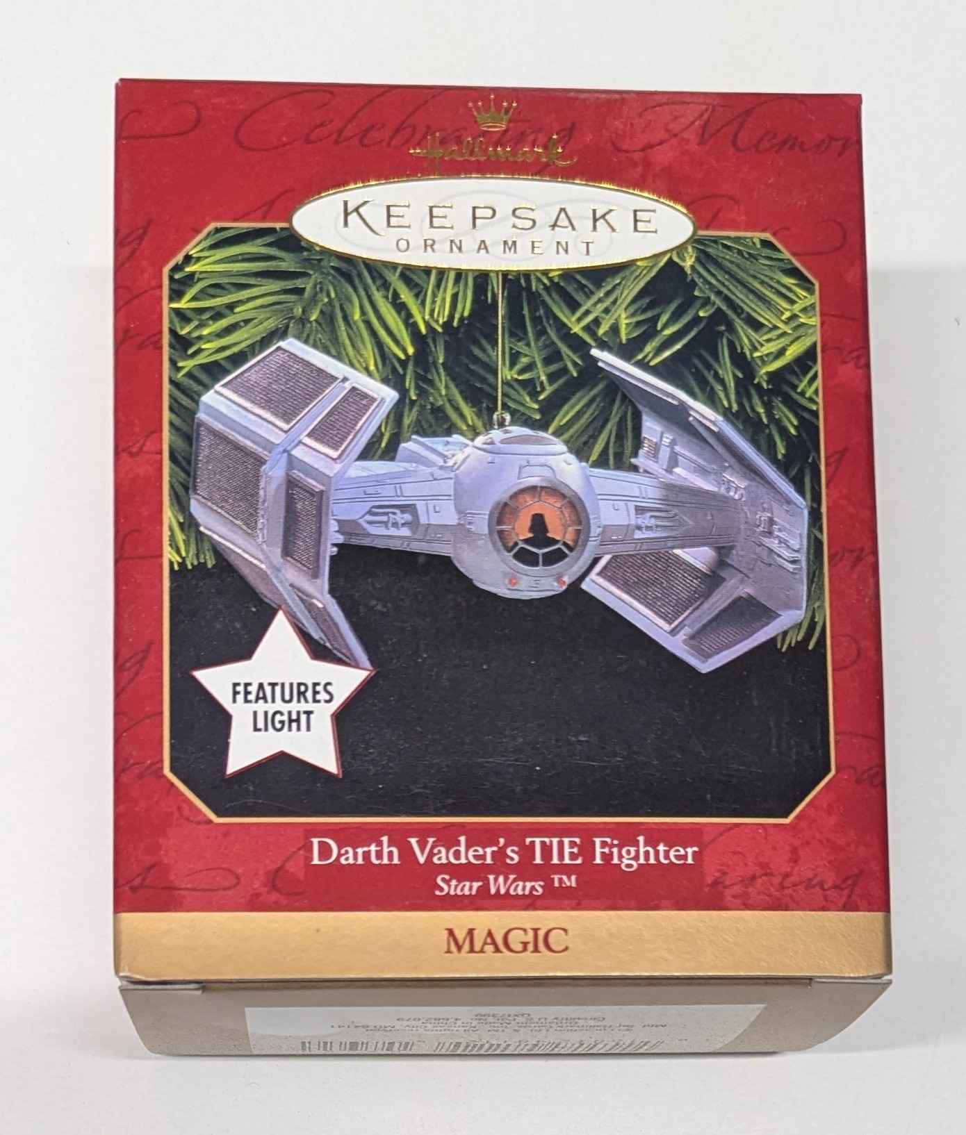 1999 Hallmark Keepsake Ornament: Star Wars - Darth Vader's TIE Fighter