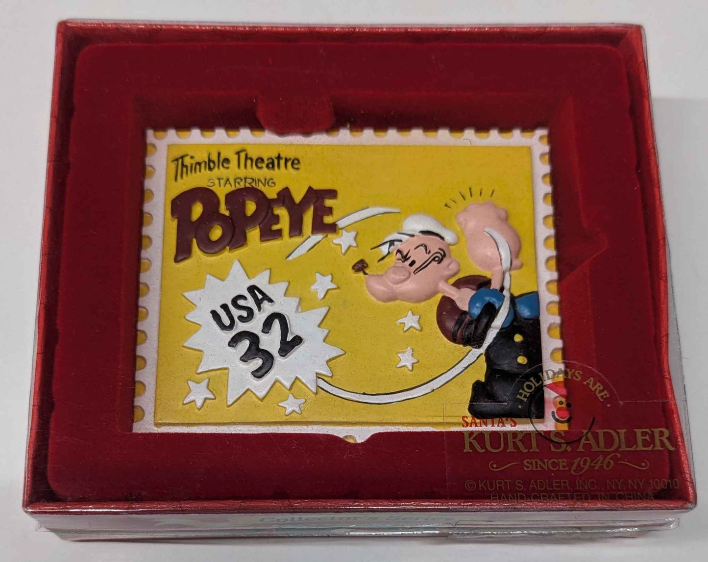 1998 USPS Stamp Ornament - Popeye