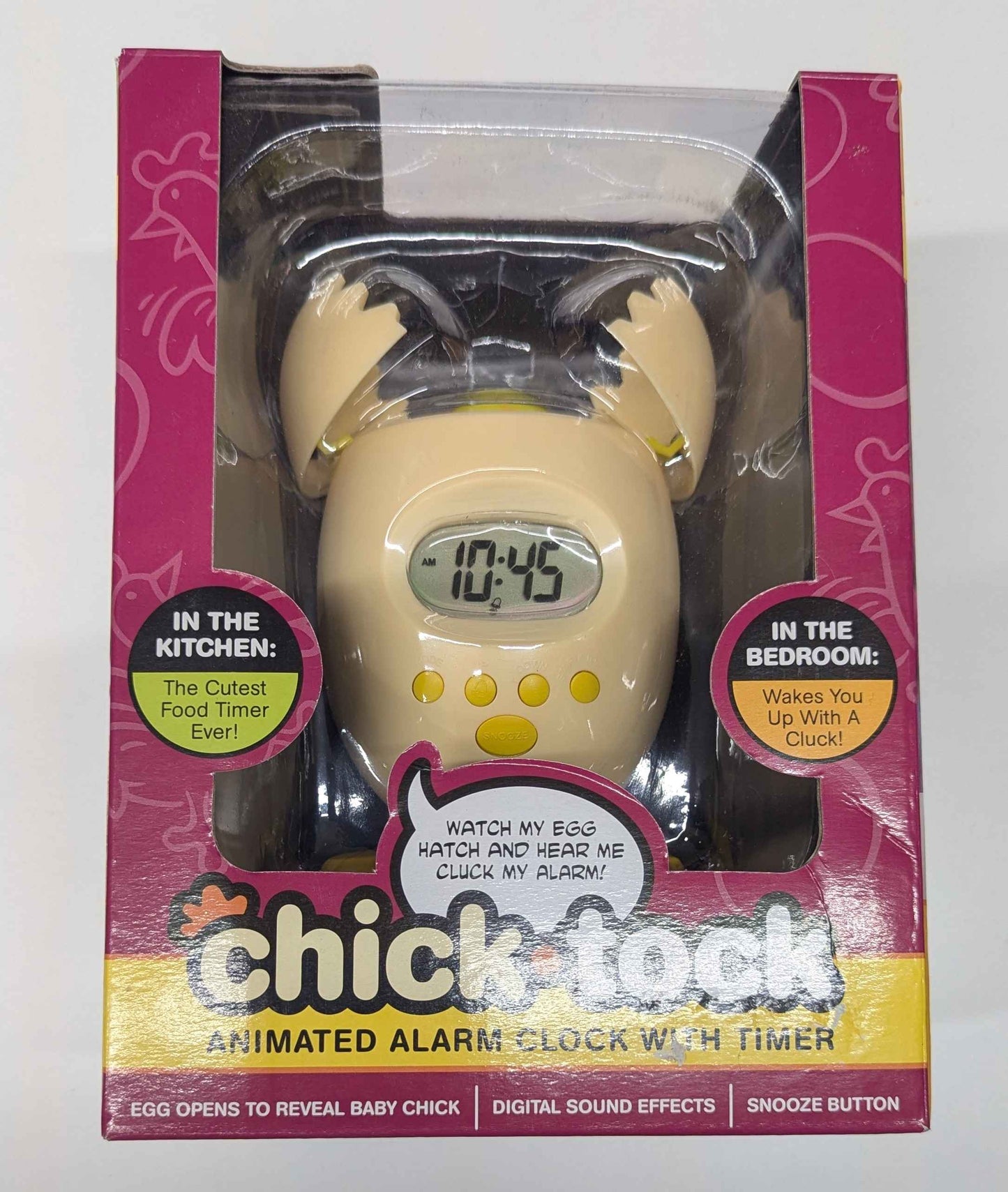 Chick Tock: Animated Alarm Clock with Timer