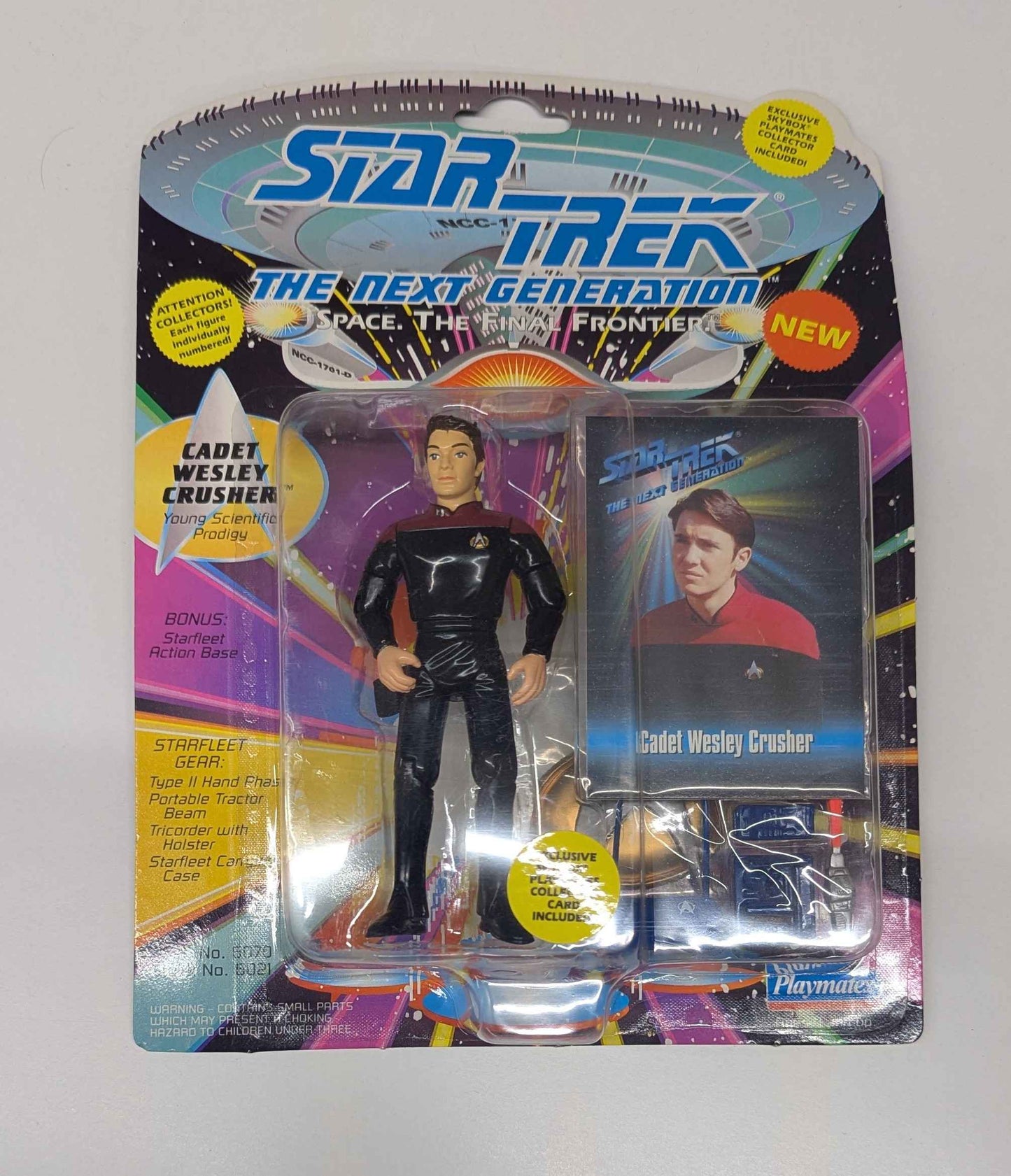 1993 Playmates Star Trek The Next Generation Cadet Wesley Crusher