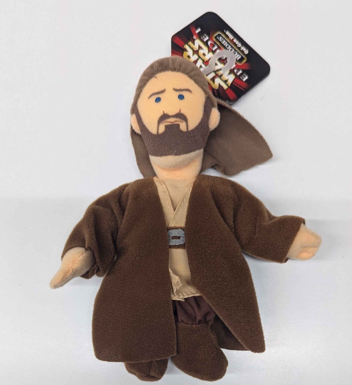 1998 Hasbro Qui-Gon Jinn Buddies Plush Action Figure