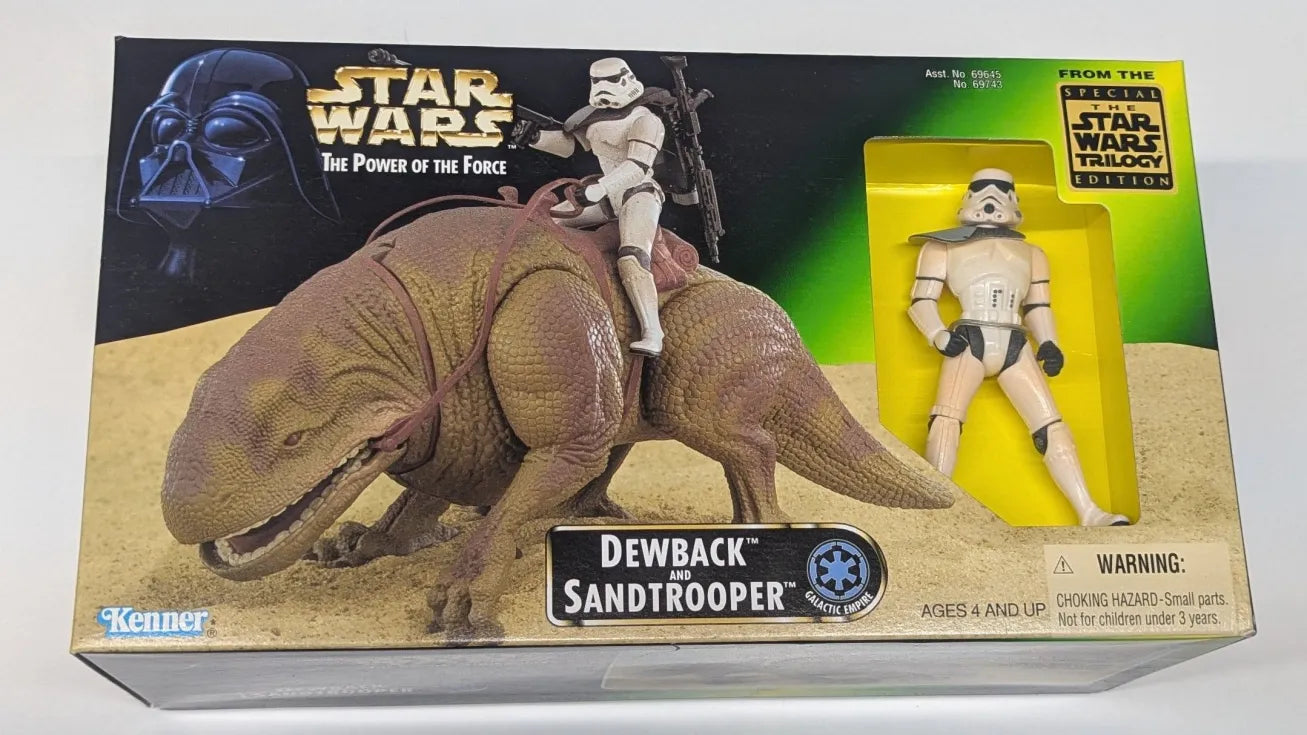 Star Wars The power of the Force: Dewback and Sandtrooper