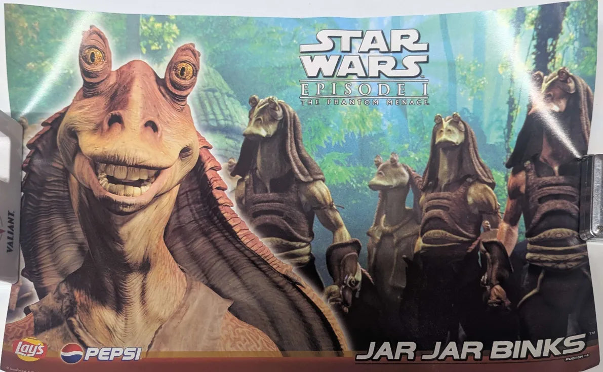 Star Wars Episode 1 Lays/Pepsi Promotional Poster (Set of 4)