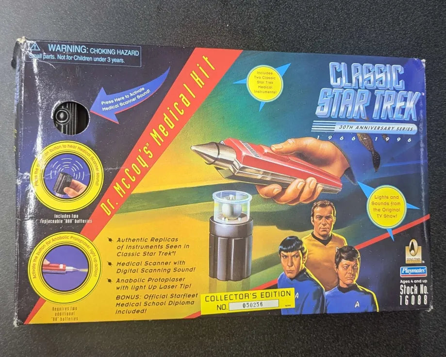 1996 Playmates Classic Star Trek Dr. McCoy's Medical Kit (Used)