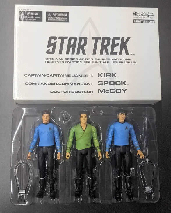 2003 Art Asylum Star Trek Original Series Action Figures: Wave One (Used)
