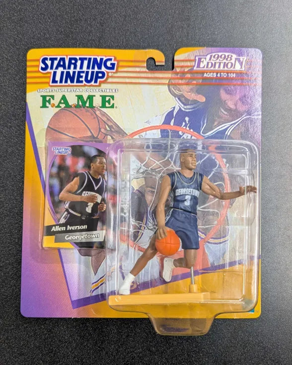 Starting Lineup 1998 Edition Allen Iverson Georgetown Toy Figure