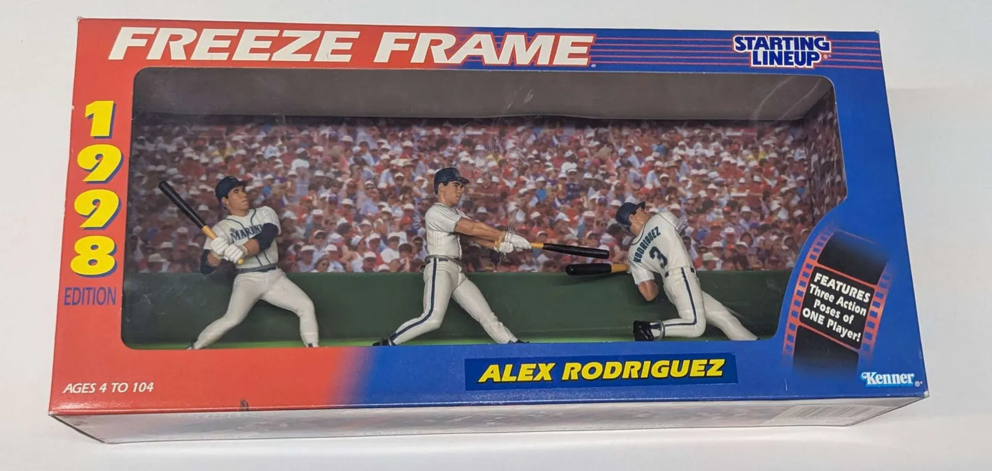 Starting Lineup 1998 Edition Freeze Frame Alex Rodriguez Toy Figure