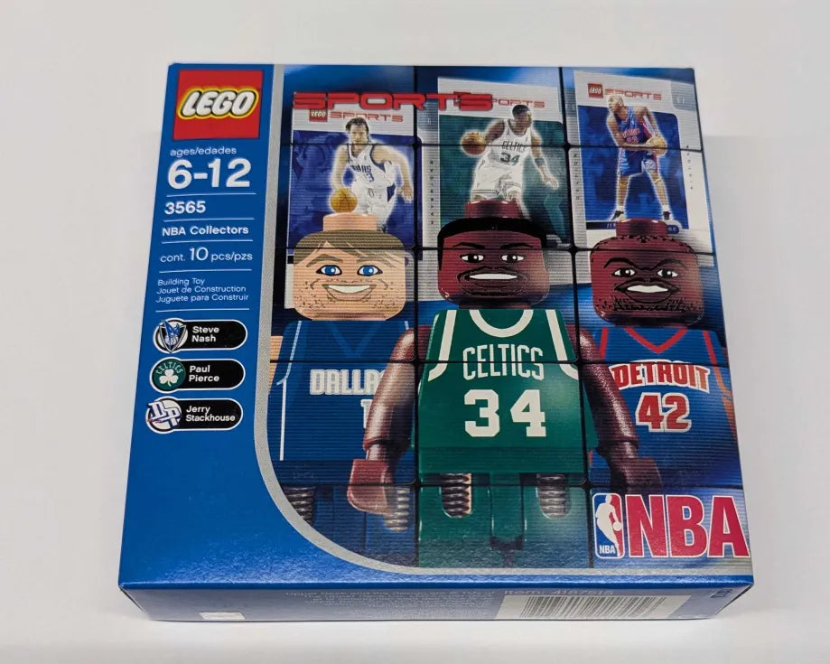 2003 Lego NBA Collectors Minifigure Set 3565: Steve Nash, Paul Pierce, Jerry Stackhouse