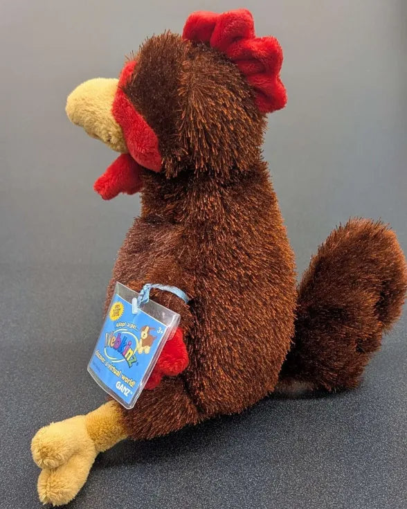 Ganz Webkinz HM346 Rooster Stuffed Animal - Code Unused & Sealed