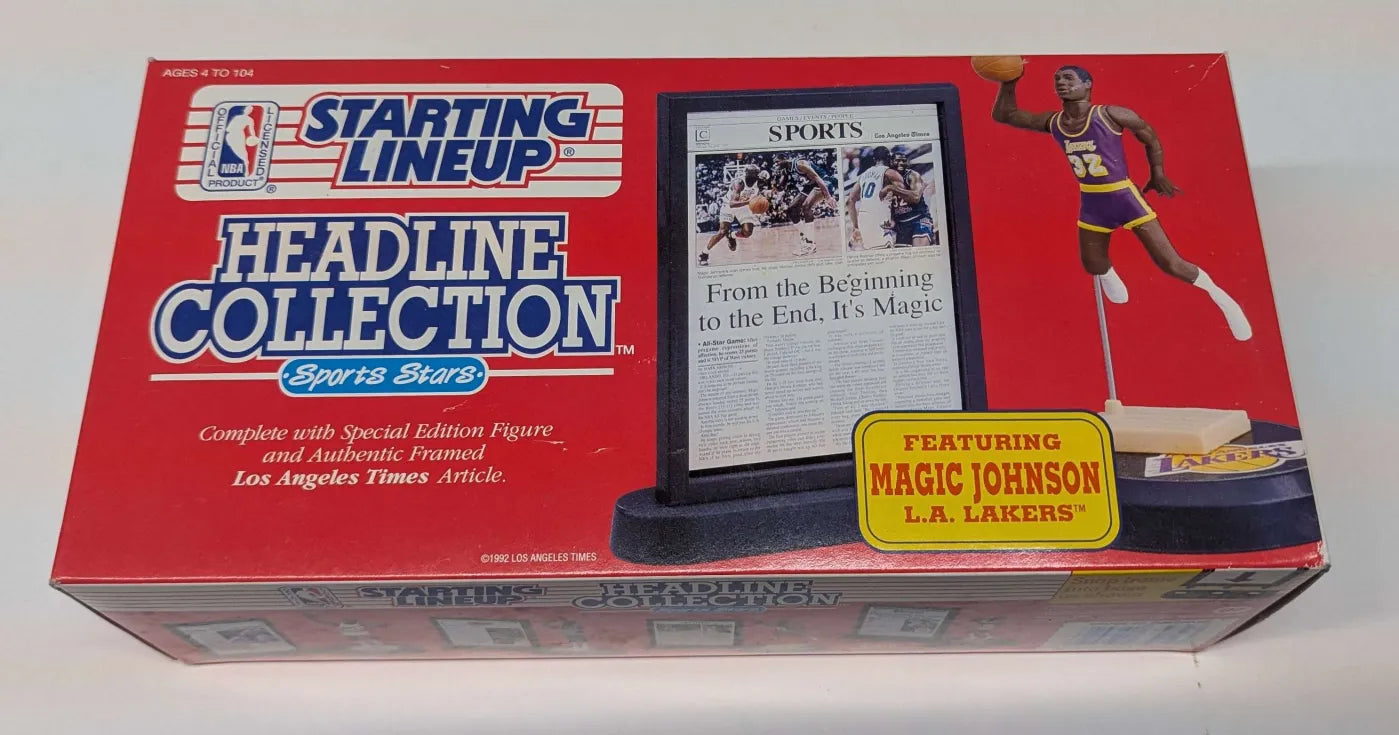 Starting Lineup Headline Collection Sports Stars Magic Johnson Toy Figure