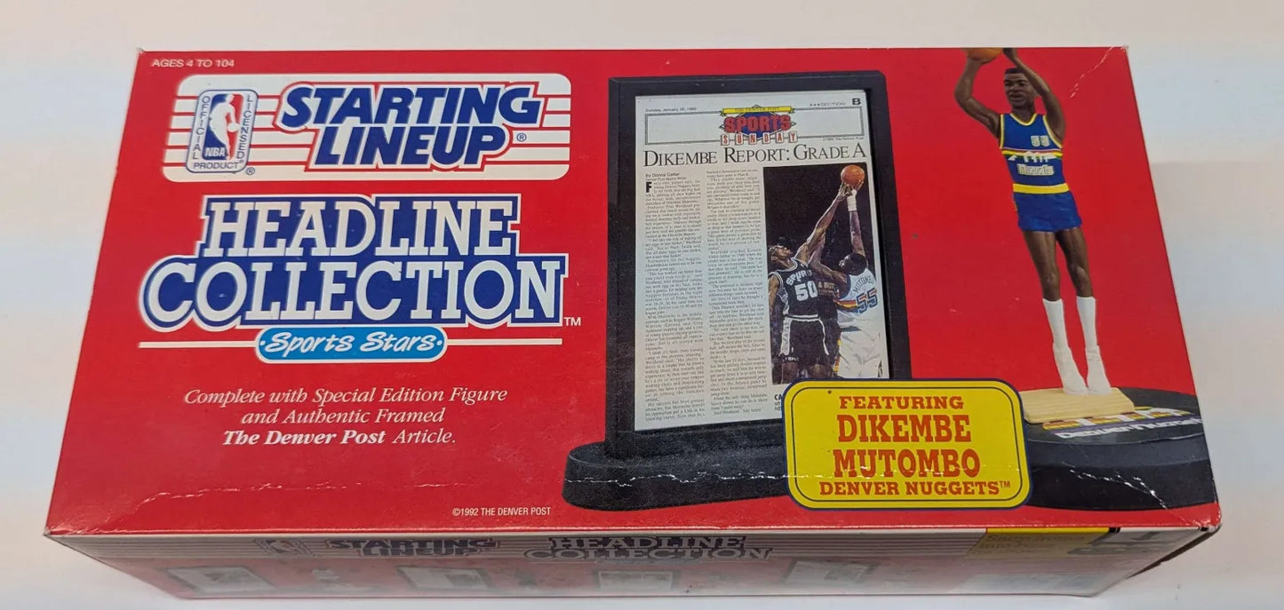 Starting Lineup Headline Collection Sports Stars Dikembe Mutombo Toy Figure