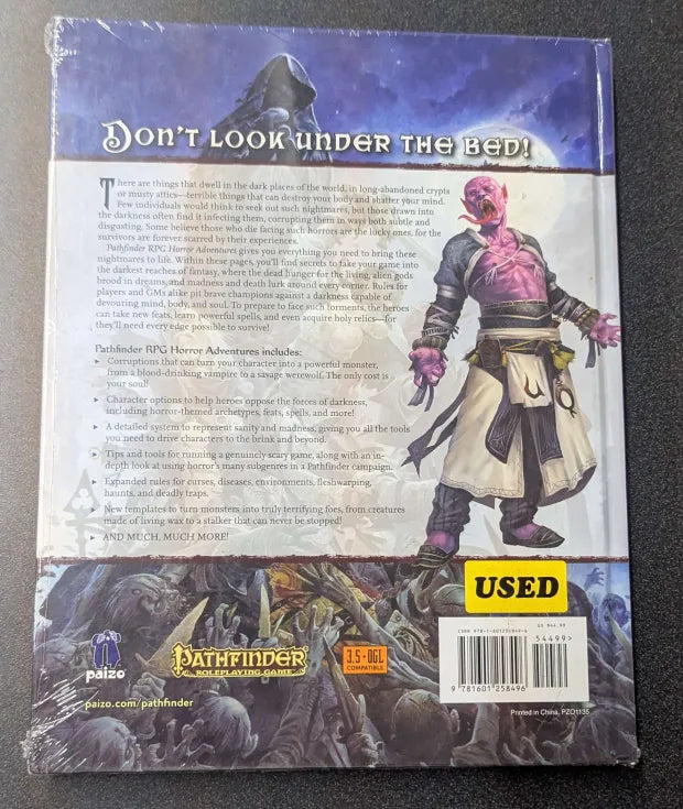 Pathfinder 1st Edition: Horror Adventures (Used)