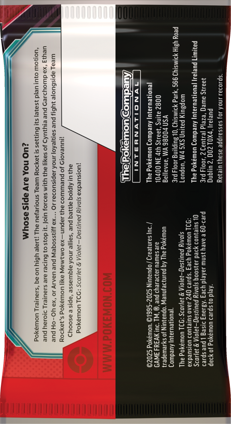 Pokemon Scarlet & Violet: Destined Rivals Booster Pack