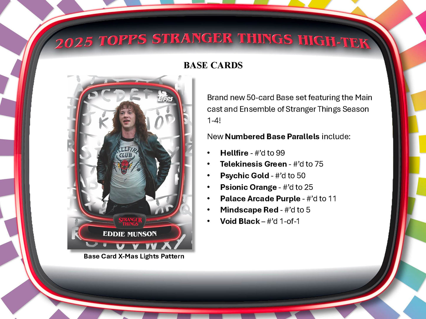 Topps 2025 Stranger Things High Tek Hobby Box
