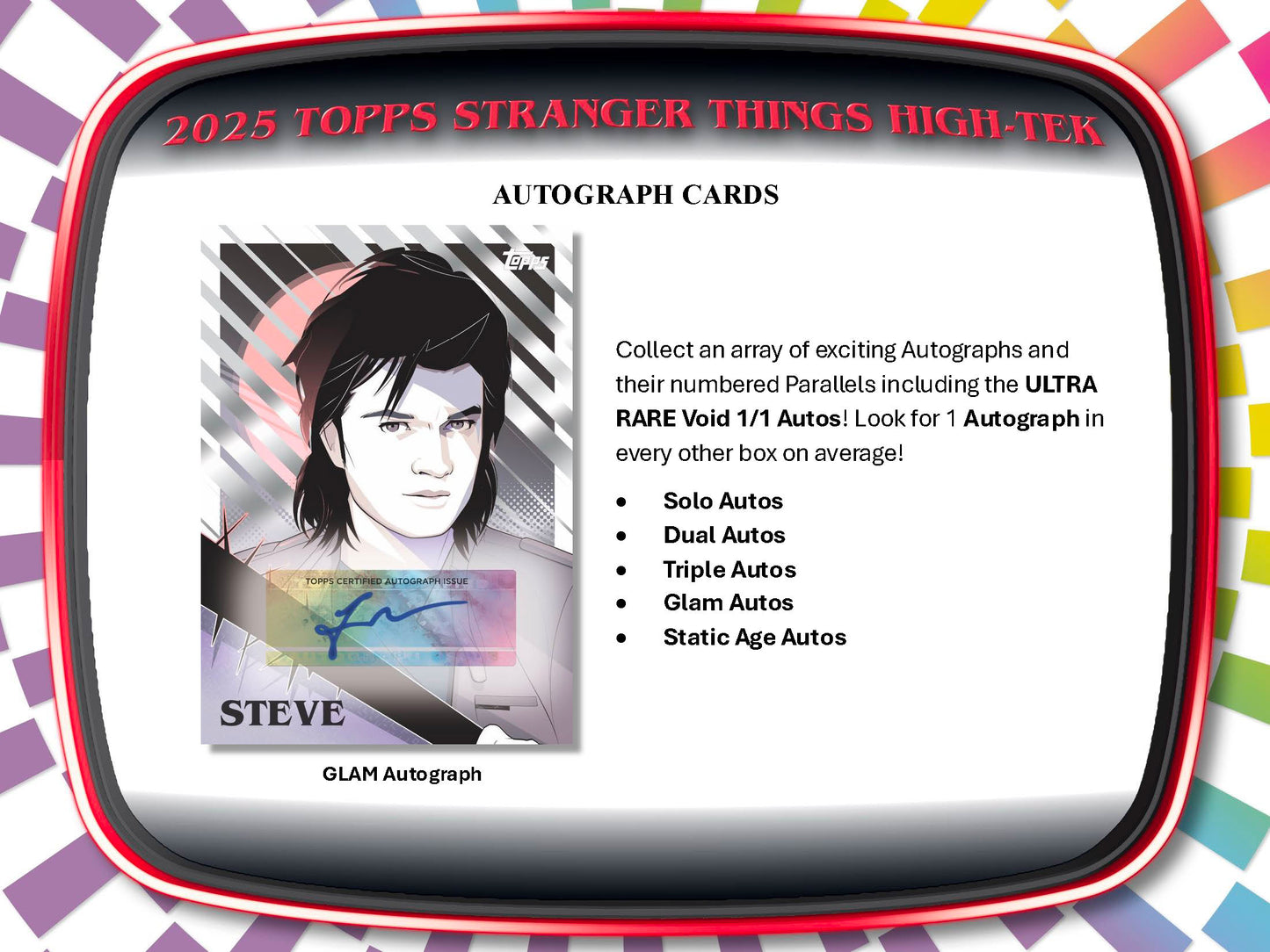 Topps 2025 Stranger Things High Tek Hobby Box