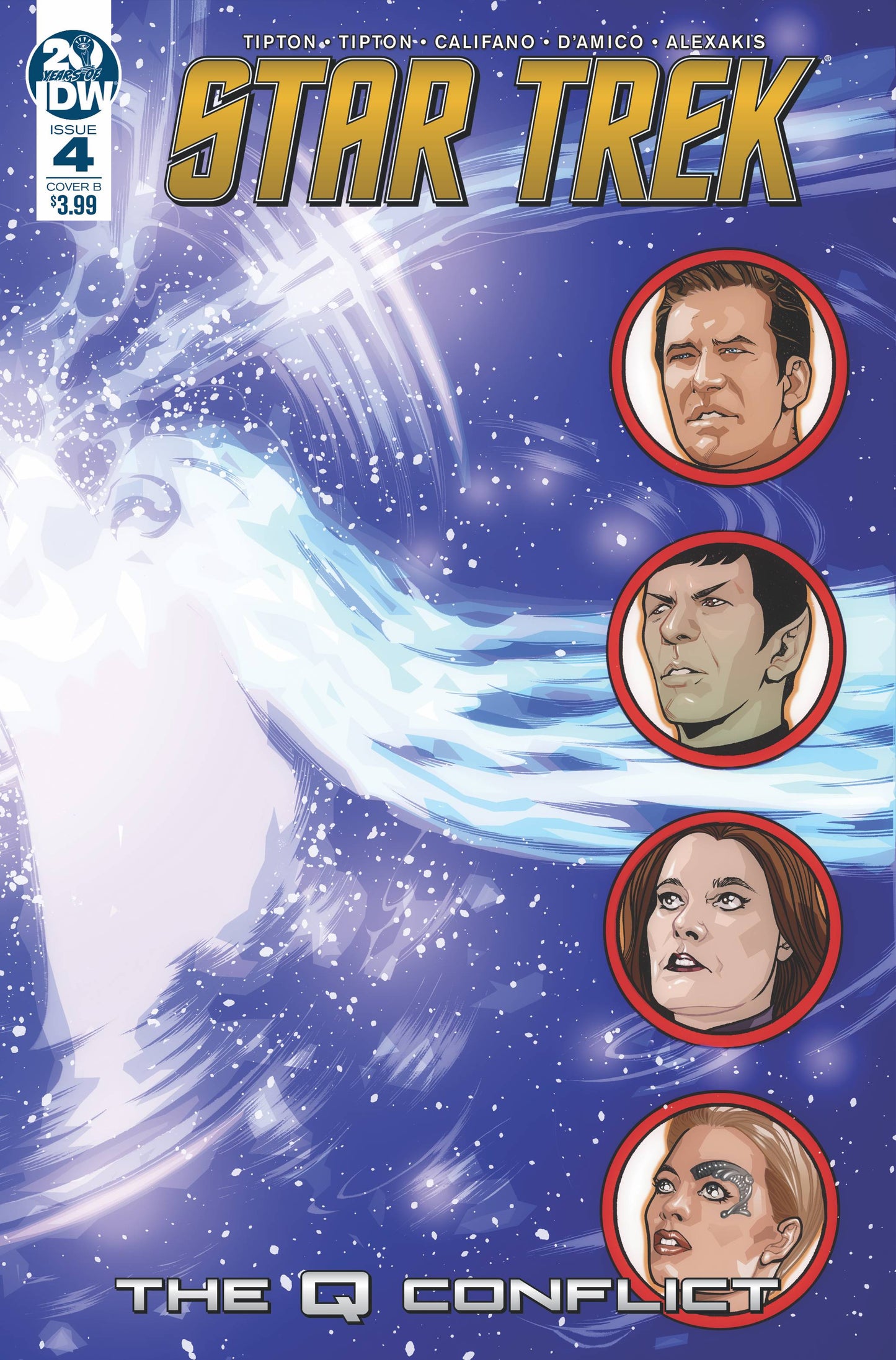 Star Trek: The Q Conflict 4 Var B Comic Book NM