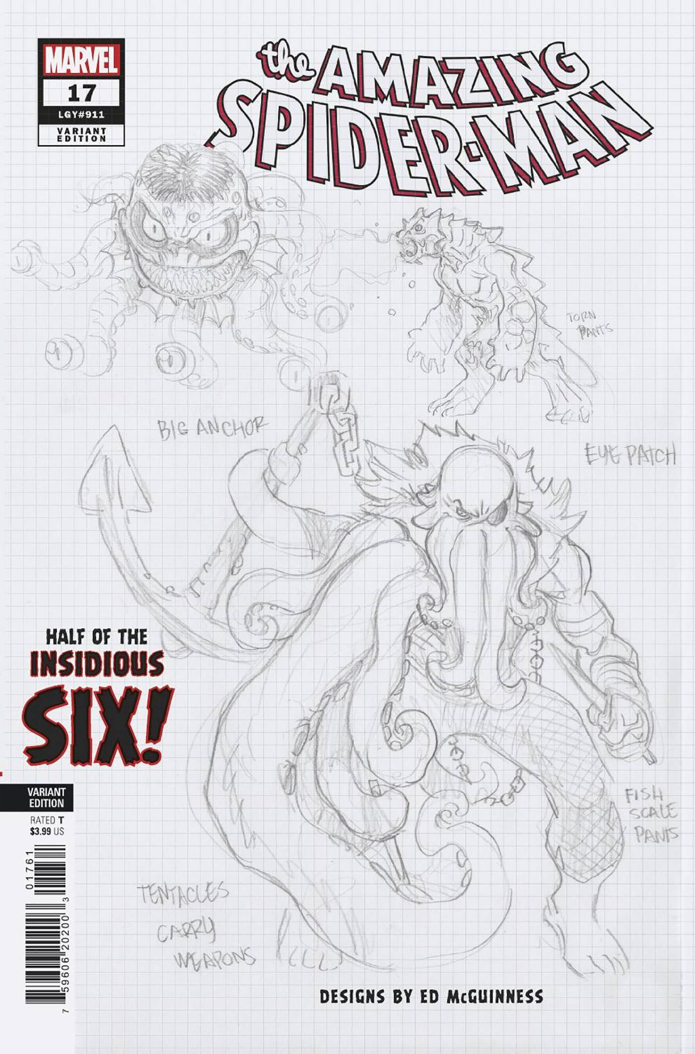 Amazing Spider-Man #17 Mcguinness Design Variant
