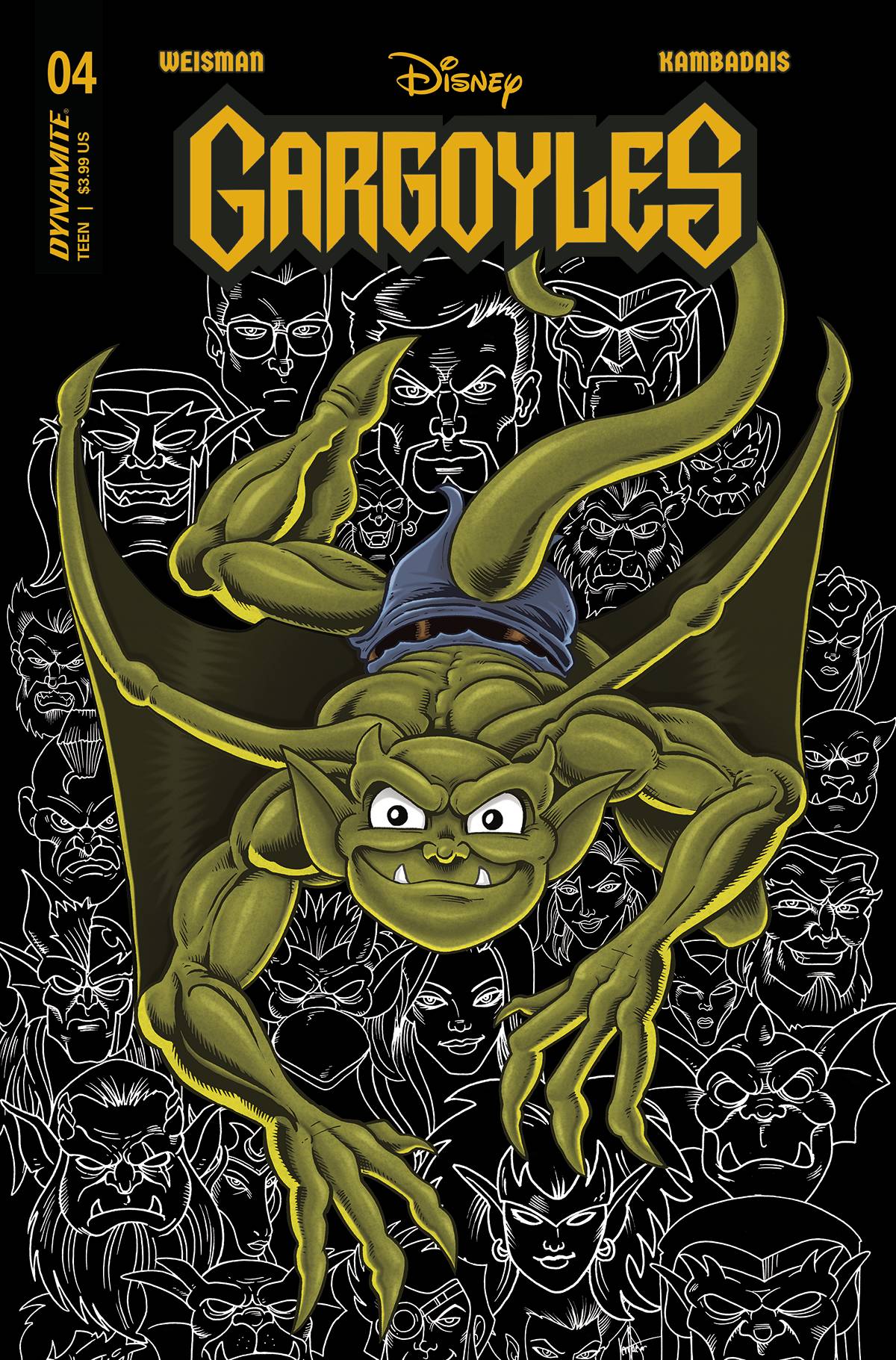 Gargoyles #4 Cover T Foc Haeser Original