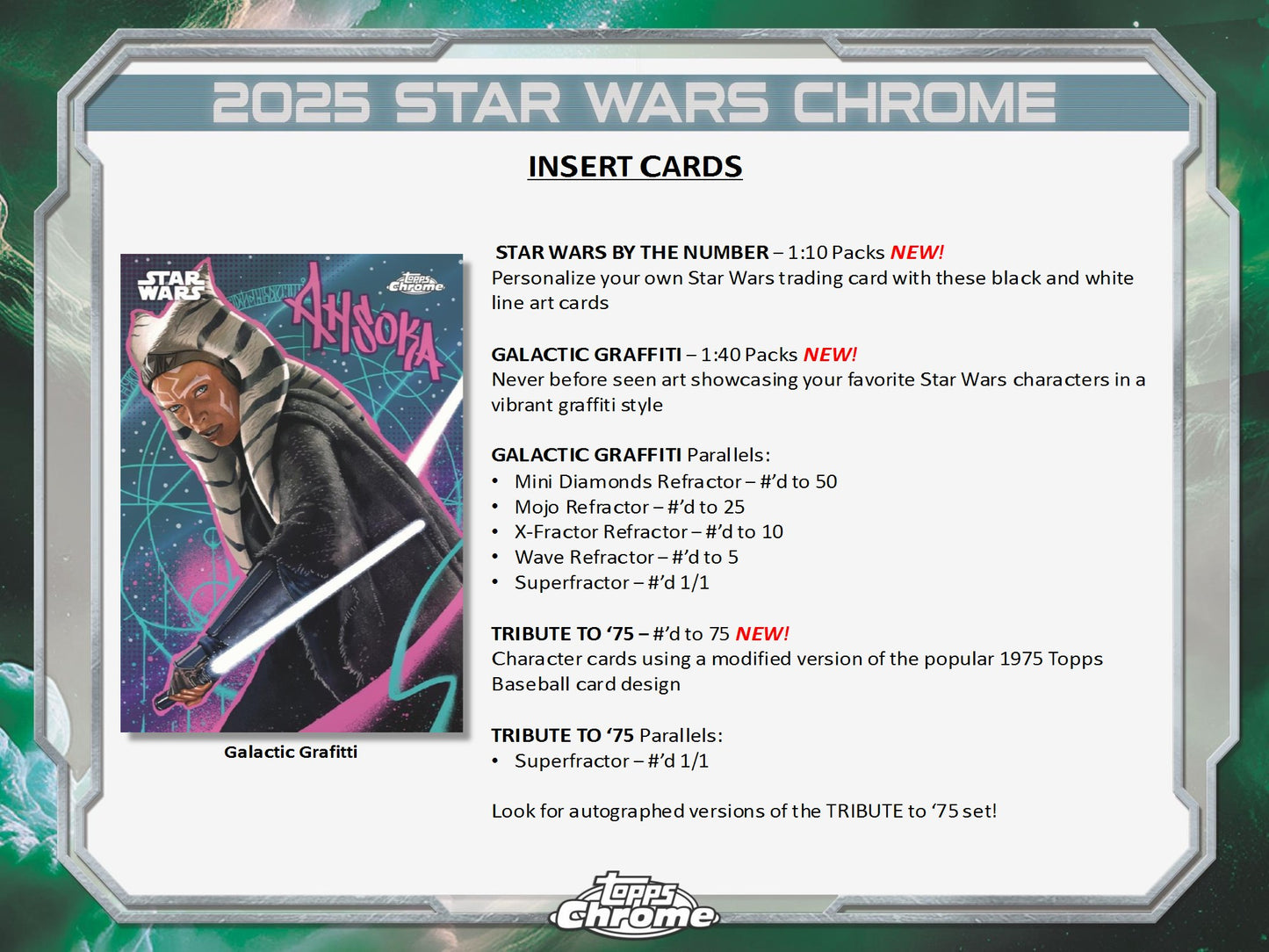 2025 Topps Star Wars Chrome Hobby Box