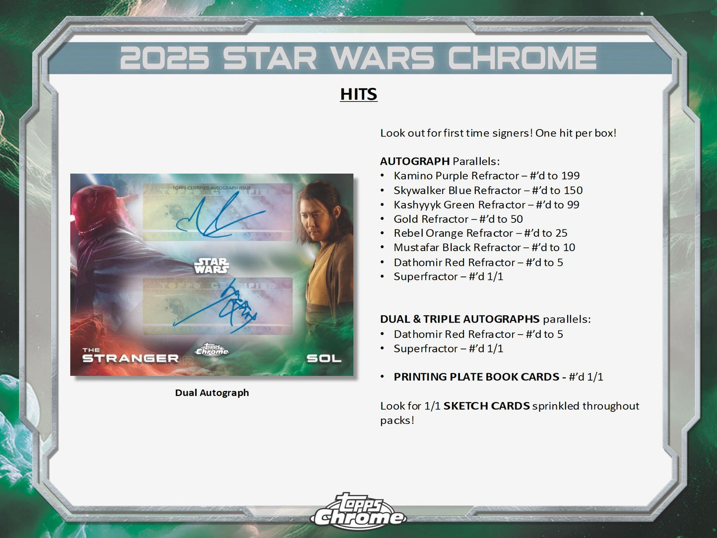 2025 Topps Star Wars Chrome Hobby Box