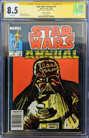 Star Wars Annual #3 (1983) CGC 8.5 Signed by Klaus Janson Newstand Variant