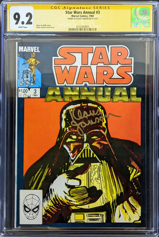 Star Wars Annual #3 (1983) CGC 9.2 Signed by Klaus Janson