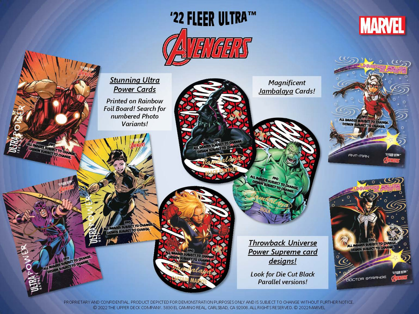 2022 Upper Deck Fleer Ultra Marvel Avengers Hobby