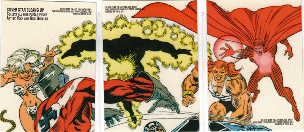 1993 Topps Silver Star Three Card Puzzle Set