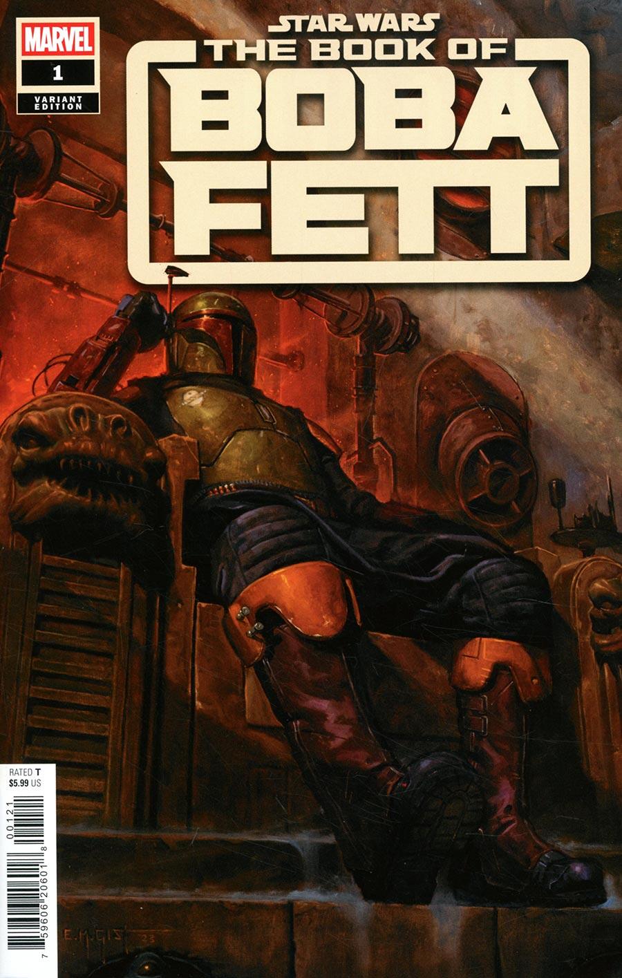 Star Wars: The Book Of Boba Fett #1 E.M. Gist Variant