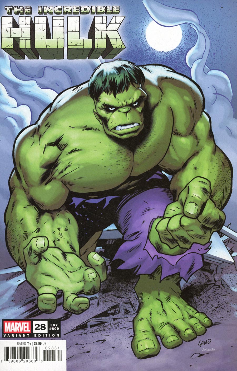 Incredible Hulk #28 Greg Land Variant
