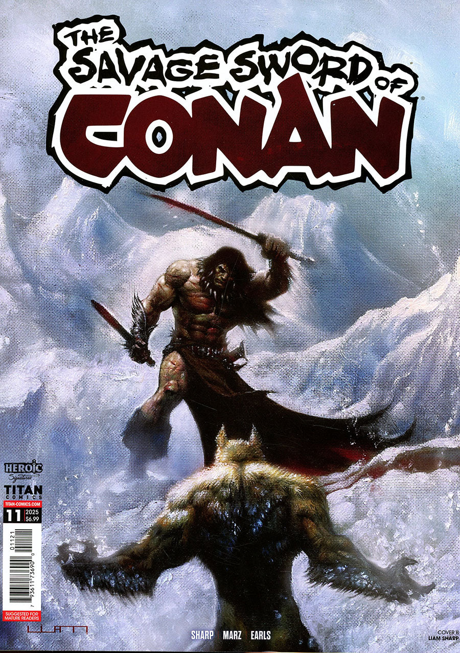 Savage Sword Of Conan #11 Cover B Liam Sharp Variant (Mature)
