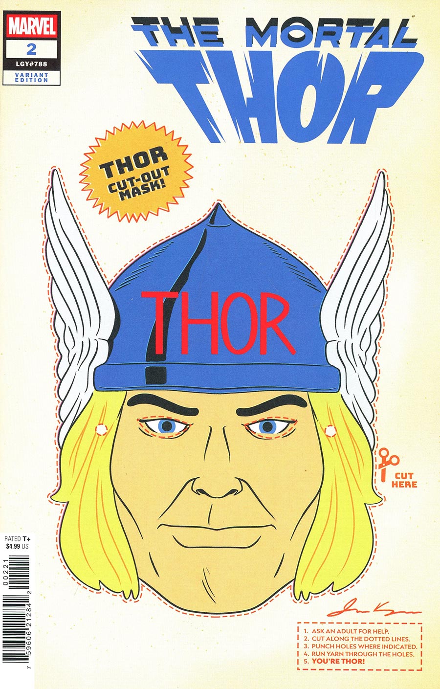 Thor #2 Retro Halloween Mask Variant