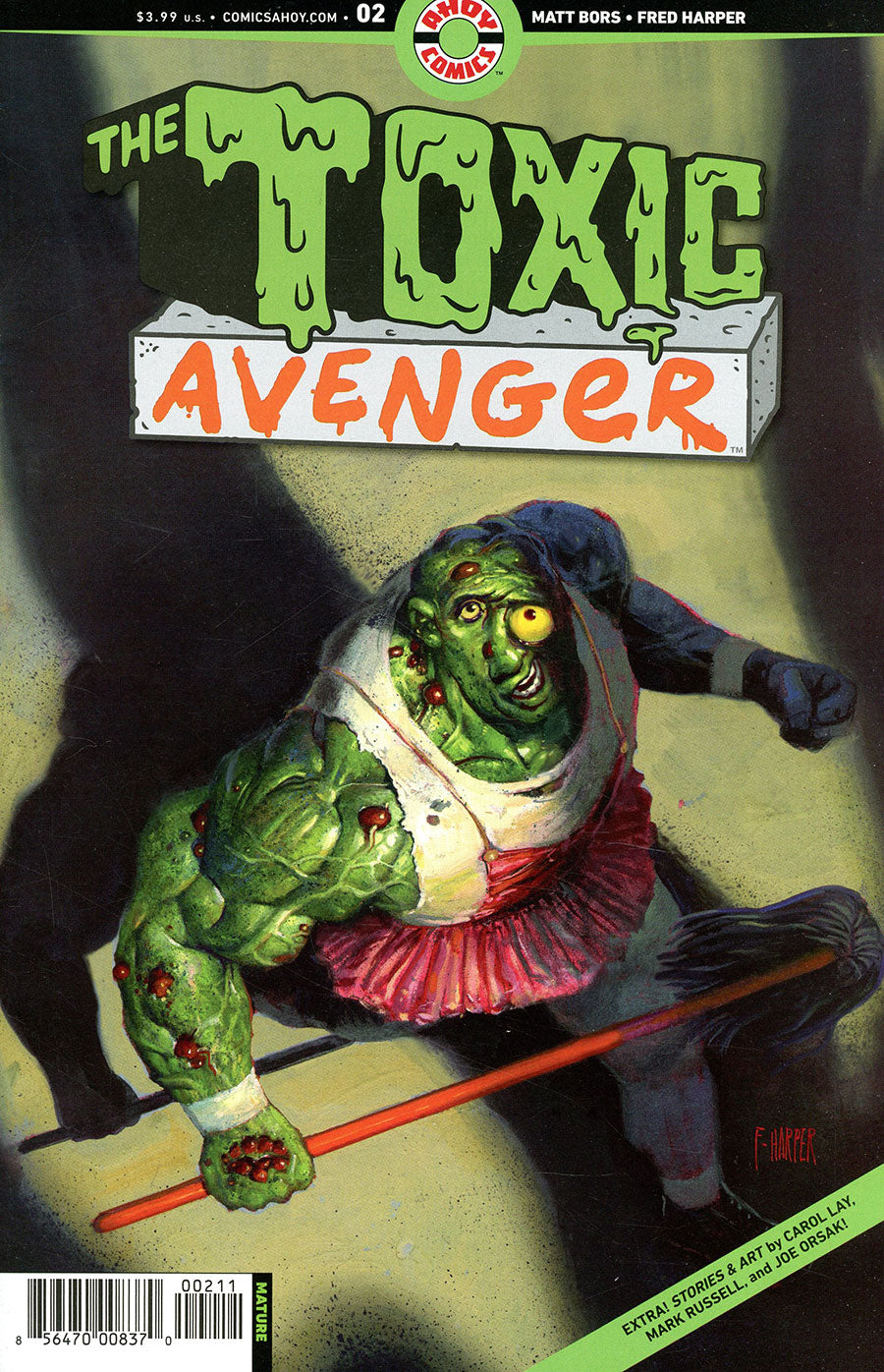 Toxic Avenger #2 (Of 5) Cover A Fred Harper (Mature)