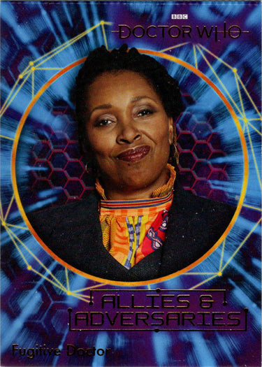 2022 Doctor Who Series 11 & 12 Allies Adversaries Insert Card UA17 Fugitive Dr.