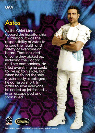 2022 Doctor Who Series 11 & 12 Allies & Adversaries Insert Card UA4 Astos