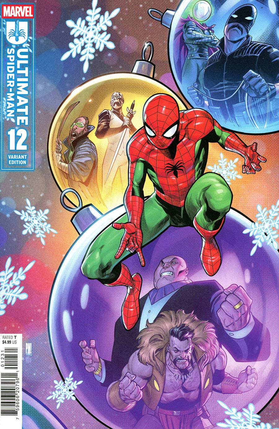 Ultimate Spider-Man #12 Paco Medina Winter Holiday Variant