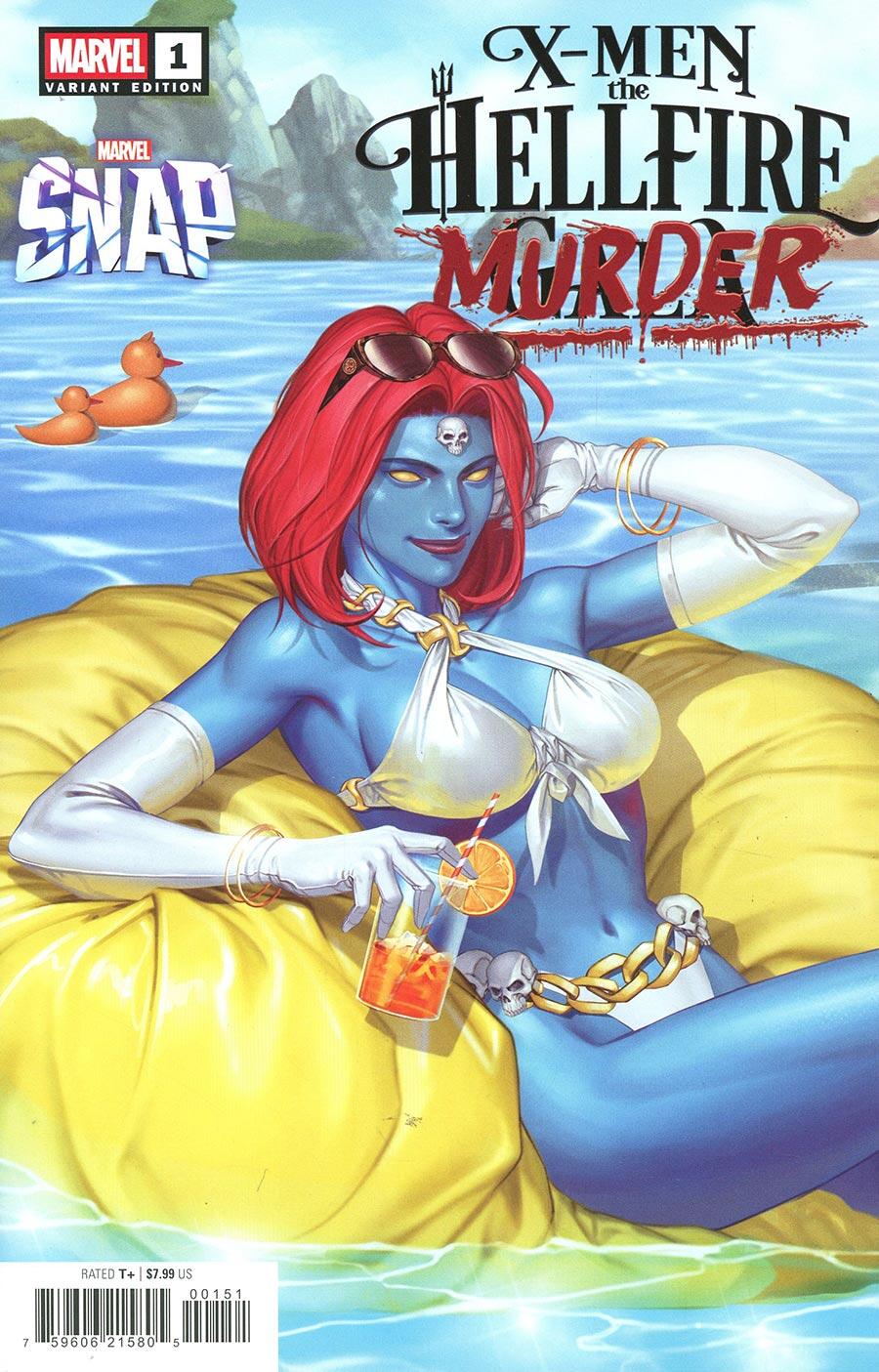 X-Men: The Hellfire Murder #1 Inhyuk Lee Marvel Snap Swimsuit Variant