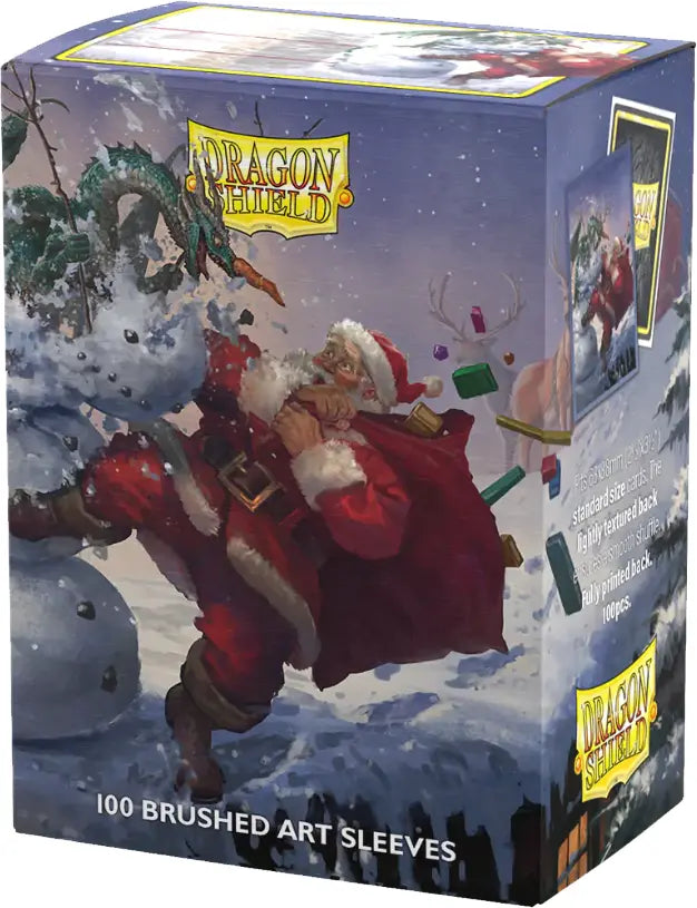 Dragon Shield Brushed Art Sleeves - Christmas 2025 'The Snowman Game' 100ct