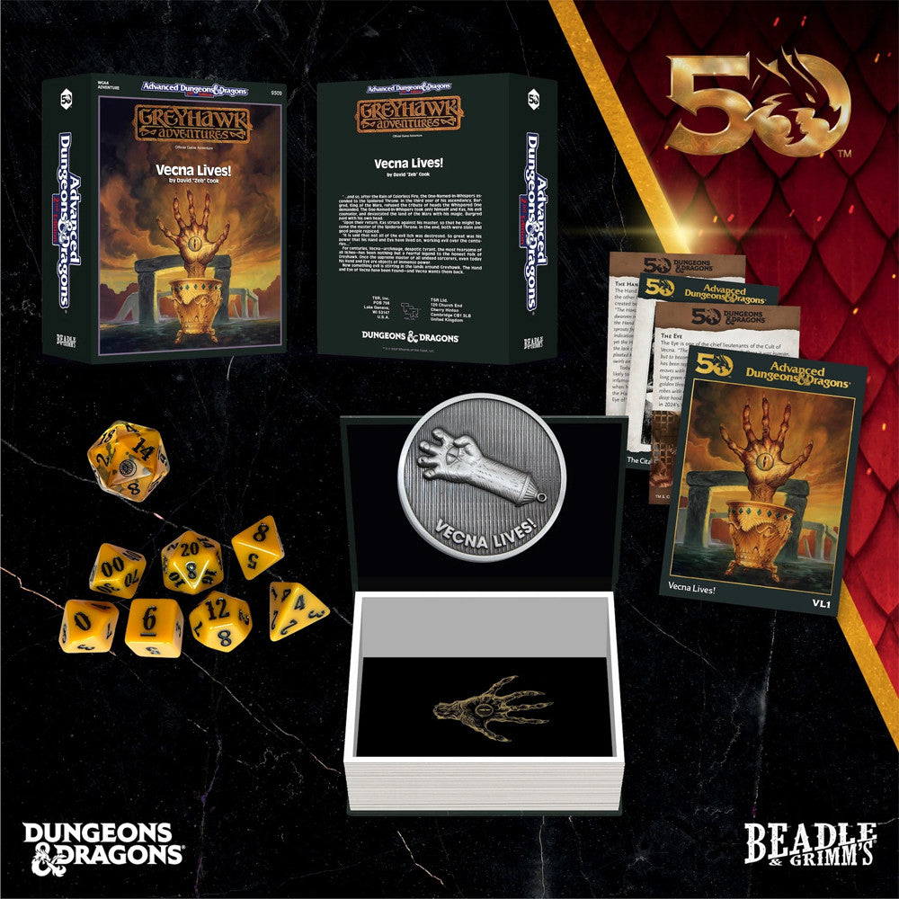 Beadle & Grimm's Dungeons & Dragons Classic Module Dice Collection - Vecna Lives